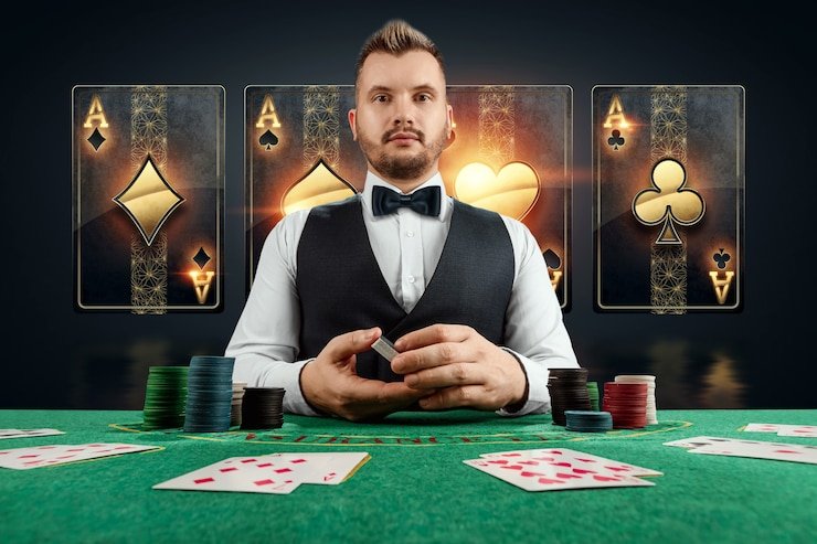 Andar Bahar live dealer table layout on jabrig 4d mobile app